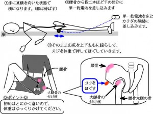 大腿筋膜張筋　ほぐし